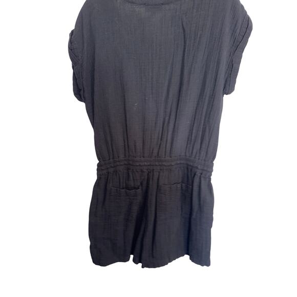 LOFT ANN TAYLOR romper size Large L black - Picture 4 of 5